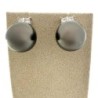 BOUCLE 18 CT OR BLANC 7.33GR PERLE DE TAHITI