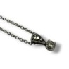 COLLIER PENDENTIF OR BLANC 18CT 2.77GRS 40.5CM