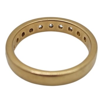 BAGUE OR 18CT+DIAMS 9.23GRS T65
