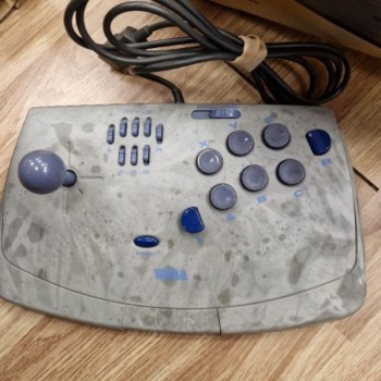 SEGA SATURN VIRTUA STICK FIGHTING CONTROLLER HSS-0104 W/ BOX JAPAN JP (PLASTIQUE DECOLORE)