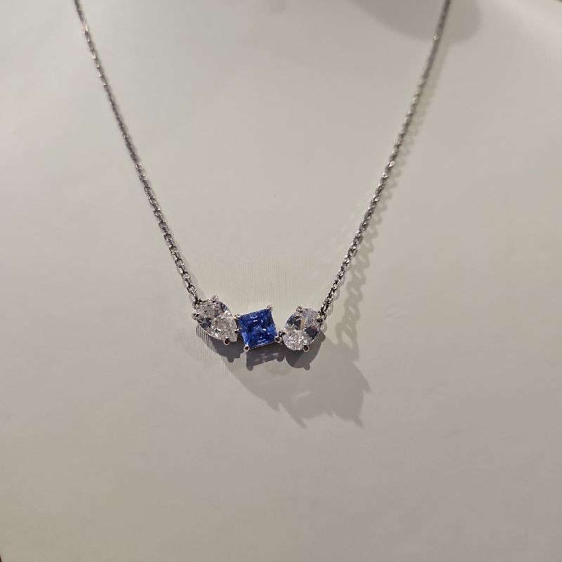 COLLIER SWARVOSKI BLEU