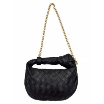 BOTTEGA VENETA MINI JODIE  NOIR DUSTBAG 23 X 12 X 3 CM