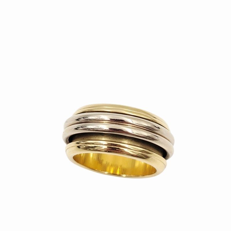 BAGUE PIAGET POSSESSION OR JAUNE BLANC 18K 15.86GR T55