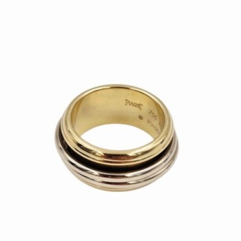BAGUE PIAGET POSSESSION OR JAUNE BLANC 18K 15.86GR T55