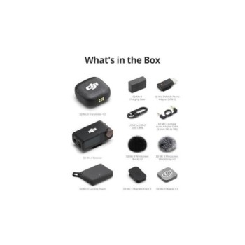 DJI Mic 3 (2 TX + 1 RX + Charging Case) MANQUE ADATATEUR IPHONE