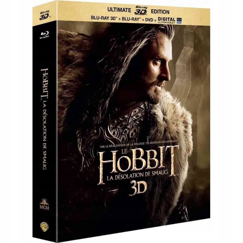 Hobbit: Pustkowie Smauga 3D Blu-ray DVD Ulimate