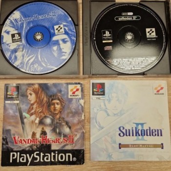 VANDAL HEARTS II +DEMO SUIKODEN II (NOTICE ABIME) PS1