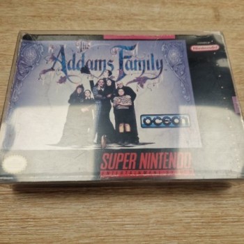 ADDAMS FAMILY  NINTENDO SUPER NES BOITE NOTICE (SANS CALE)