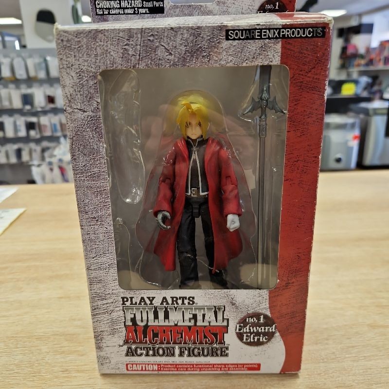 PLAY ARTS FULLMETAL ALCHEMIST ACTION FIGURE NO 1 EDWARD ELRIC (PAS COMPLET)
