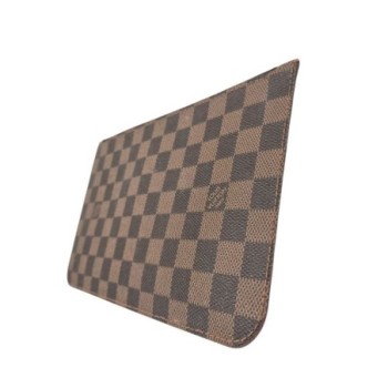 POCHETTE LOUIS VUITTON NEVERFULL DAMIER EBENE 24,5 X 15 CM DE 2018