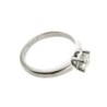 BAGUE SOLITAIRE BUCHERER EN OR BLANC 18CTS 0.50CTS DIAMANTSAVEC CERTIFICAT