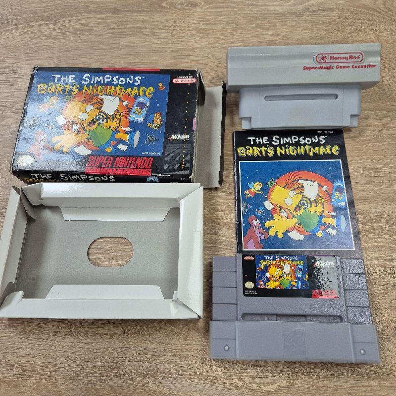 The Simpsons Bart's Nightmare [Super Nintendo] version us complet + converter offert