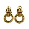 BOUCLE D OREILLE OR LION 18CT 15.60 GRS
