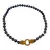 COLLIER LION OR18CT + PERLES