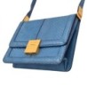 ELIE SAAB  BLEU CUIR DE SERPENT