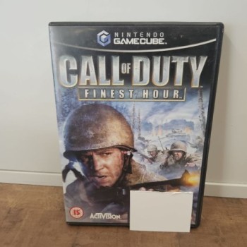 CALL OF DUTY FINEST HOUR GAMECUBE