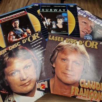 LECTEUR LASERDISC PIONEER CDL600 (AVEC TEL)+ 5 LASER DISC