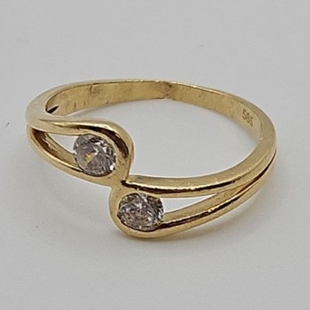BAGUE OR 14CT 2.46GR T54
