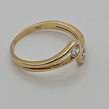 BAGUE OR 14CT 2.46GR T54