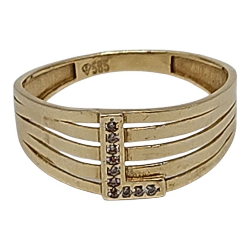 BAGUE OR 14CT 2.14GRS T58