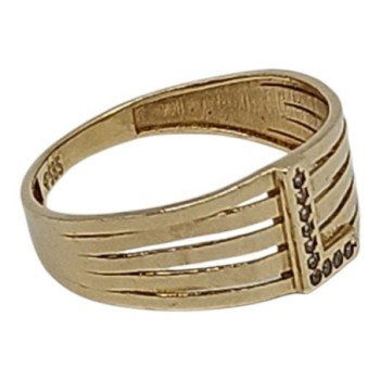 BAGUE OR 14CT 2.14GRS T58