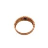 BAGUE OR JAUNE 18CT 3.15GR DIMANTS ET SAPHIR