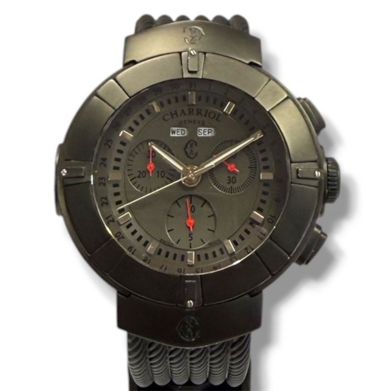 CHARRIOL CELTICA CLT44 QUARTZ FULL BLACK 44MM