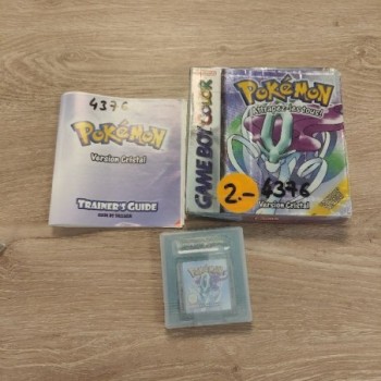 POKEMON CRISTAL GBA + BOITE + NOTICE