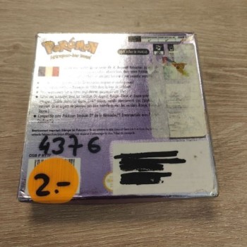 POKEMON CRISTAL GBA + BOITE + NOTICE