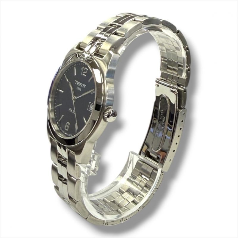 TISSOT PR 50 QUARTZ BLEU ACIER 38MM J376476K