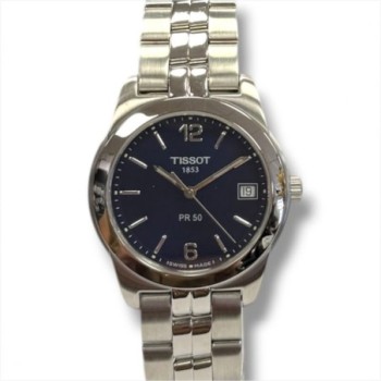 TISSOT PR 50 QUARTZ BLEU ACIER 38MM J376476K