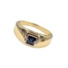 BAGUE OR 18K 4.29GR DTS/SAPHIR T59
