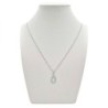COLLIER OR 18K ZIRCON 51CM  PENDENTIF 2,5 X 1 CM