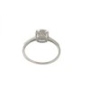 BAGUE OR BLANC 18K 1.48GR DTS T54