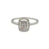 BAGUE OR BLANC 18K 1.48GR DTS T54