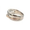BAGUE OR BLANC/ROSE 18K 12.36GR DTS T60