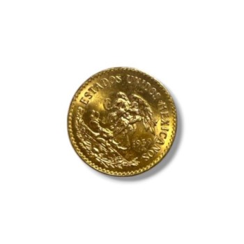 20 PESOS MEXICAIN 15GRS 1959 16.68GRS OR 900