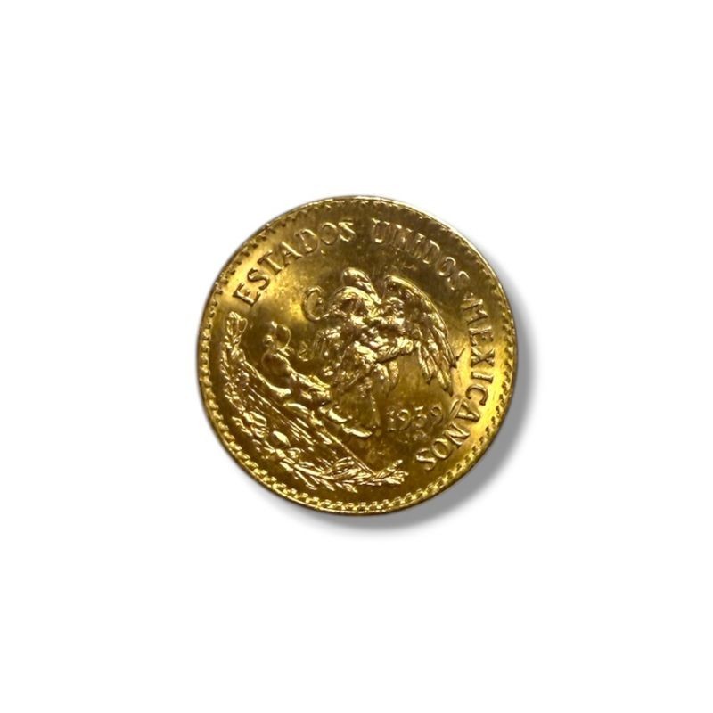 20 PESOS MEXICAIN 15GRS 1959 16.68GRS OR 900