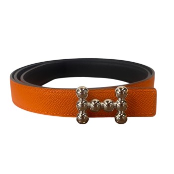 CEINTURE HERMES BUBBLE REVERSIBLE TAILLE 95