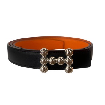 CEINTURE HERMES BUBBLE REVERSIBLE TAILLE 95