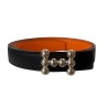 CEINTURE HERMES BUBBLE REVERSIBLE TAILLE 95