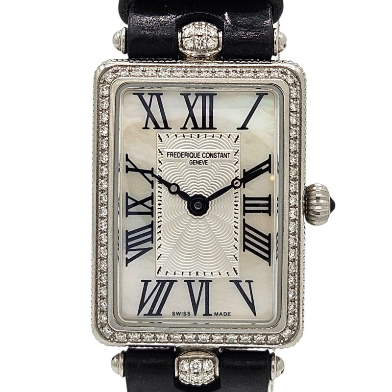 Frederique Constant Classics Art Deco Carrée FC-200MPW2ACD6 (Bracelet usé)