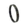 BRACELET HERMES BANGLE ENAMEL VINTAGE TAILLE S