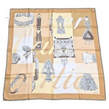 CARRE CARTIER 86 X 86 CM EN SOIE