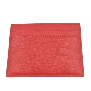 YSL PORTE CARTE CORAIL 10 X 7,5 CM