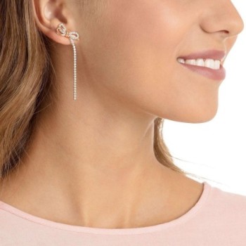 BOUCLES D'OREILLES SWAROVSKI LIFELONG BOW 5447083 METAL ARGENTE