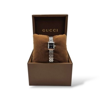MONTRE GUCCI 128.5 +BOITE AVEC MAILLONS 
