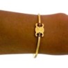 Bracelet Articulé Triomphe en Laiton Doré Taille S