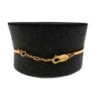 Bracelet Articulé Triomphe en Laiton Doré Taille S