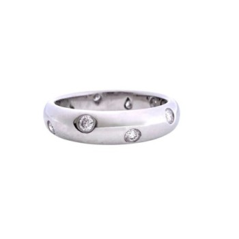 BAGUE TIFFANY CO PT ETOILE 6.3GR  ET DIAMANTS